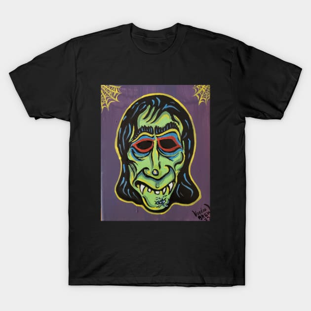 Ben Cooper costume Witch collegeville costume 80s monster mask T-Shirt by Voodoobrew